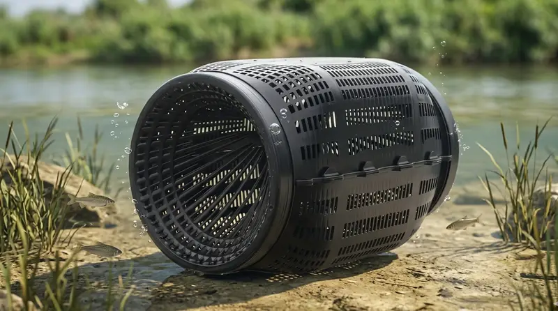 HEVINO Professional Large-Capacity Cylindrical Fish Trap: The Ultimate Solution for Deep-Water Fishing & Heavy Catches